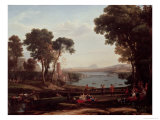 Landscape with the Marriage of Isaac and Rebekah (The Mill) 1648