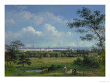 Buy A View of Regent's Park and the Colosseum from Primrose Hill, 1832 at AllPosters.com