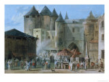 Buy The Place De L'Apport-Paris in Front of the Grand Chatelet, Before 1802 at AllPosters.com