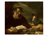 Homer Dictating His Poem