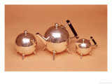 Buy Tea-Service with Gilt Interiors, Manufactured by James Dixon & Sons, 1880 (Electro-Plated Silver) at AllPosters.com