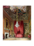 Buy Queen Mary's State Bed Chamber, Hampton Court from Pyne's "Royal Residences," 1818 at AllPosters.com