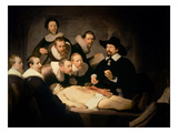 The Anatomy Lesson of Dr. Nicolaes Tulp, 1632 (Oil on Canvas)