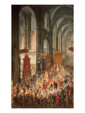 Buy The Investiture Joseph II (1741-90) Following His Coronation as Emperor of Germany in Frankfurt at AllPosters.com