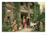 George Washington (1732-99) at Bartram's Garden, 1774