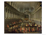 Buy A Cavalcade in the Winter Riding School of the Vienna Hof to Celebrate the Defeat of the French at AllPosters.com