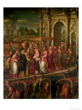 King Henri III (1551-89) of France Visiting Venice in 1574, Escorted by Doge Alvise Mocenigo