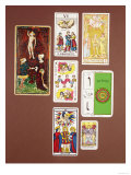 Vi the Lovers, Seven Tarot Cards from Different Packs