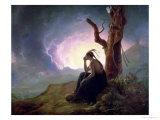 Buy Widow of an Indian Chief, 1785 at AllPosters.com