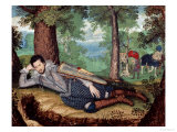 Edward Herbert, 1st Baron Herbert of Cherbury, circa 1610-14 (Miniature)