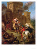 Rebecca Kidnapped by the Templar, Sir Brian De Bois-Guilbert, 1858