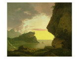 Sunset on the Coast Near Naples, circa 1785-90