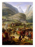 Buy The French Army Travelling over the St. Bernard Pass at Bourg St. Pierre, 20th May 1800, 1806 at AllPosters.com