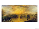 Buy The Lake, Petworth: Sunset, a Stag Drinking, circa 1829 at AllPosters.com