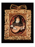 Queen Elizabeth I Playing the Lute (Miniature)