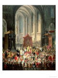 Buy The Coronation of Joseph II (1741-90) as Emperor of Germany in Frankfurt Cathedral, 1764 at AllPosters.com