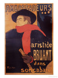 Buy Ambassadeurs: Aristide Bruant, 1892 at AllPosters.com