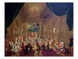 Buy Initiation Ceremony in a Viennese Masonic Lodge During the Reign of Joseph II at AllPosters.com