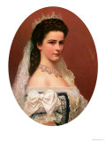 Buy Empress Elizabeth of Bavaria (1837-98) in Hungarian Costume, 1867 at AllPosters.com