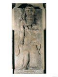 The Hero Gilgamesh Holding a Lion That He Has Captured, Stone Relief from the Palace of Sargon II