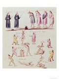 Indians on the Road to Conversion by the Spanish: Meekly Presenting Themselves for Baptism Giclee Print