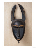 Buy Baule Horned Mask, Ivory Coast, 19th-20th Century (Wood & Horn) at AllPosters.com