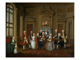 Buy A Family in a Palladian Interior ("The Tylney Group"), 1740 at AllPosters.com