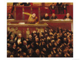Buy Jean Jaures (1859-1914) Speaking at the Tribune of the Chamber of Deputies, 1903 at AllPosters.com