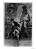 Buy Colomba' by Prosper Merimee, Engraved by Eugene Andre Champollion (1848-1901), 1897 at AllPosters.com