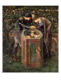 The Baleful Head, Illustration from William Morris' 'The Earthly Paradise'