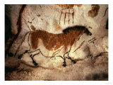 Rock Painting of a Horse, circa 17000 BC Giclee Print