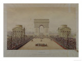 Buy Entry of Napoleon III into Paris, Through the Arc De Triomphe, on 2nd December 1852 at AllPosters.com