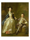 Buy The Hon. Rachel Hamilton and Her Brother, the Hon. Charles Hamilton, 1740 at AllPosters.com