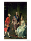 Buy Archduke Maximilian Franz Visiting Marie Antoinette (1755-93) and Louis XVI (1754-93) at AllPosters.com