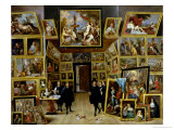 Buy Archduke Leopold Wilhelm (1614-61) in His Picture Gallery, circa 1647 at AllPosters.com
