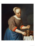 Young Girl with a Pestle and Mortar