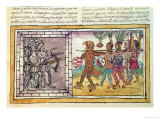 Codex Duran: Pedro De Alvarado (circa 1485-1541) Companion-At-Arms of Hernando Cortes (1485-1547)