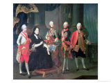 Buy Empress Maria Theresa of Austria (1717-80) with Four of Her Sons at AllPosters.com