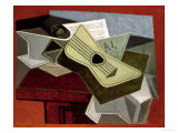 Guitar and Newspaper, 1925