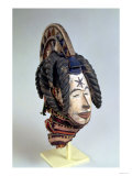 Buy Ibo Mask from the Mmwo Society, Nigeria, 19th-20th Century (Polychrome Wood) at AllPosters.com