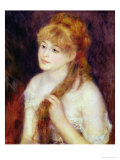 Young Woman Braiding Her Hair, 1876