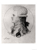 Portrait of Pierre Charles De Villeneuve (1763-1806), Engraved by Gilles Louis Chretien (1754-1811) Giclee Print