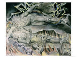 Illustrations of the Book of Job, Job's Evil Dreams, Showing Job's God, Who Has Become Satan