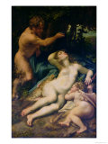 Buy Venus, Satyr and Cupid, 1528 at AllPosters.com
