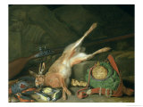 Buy Still Life of a Hare with Hunting Equipment at AllPosters.com
