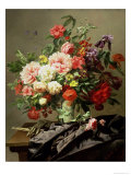 Buy Peonies, Poppies and Roses, 1849 at AllPosters.com