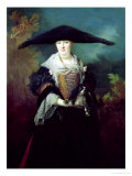 Buy La Belle Strasbourgeoise, Possibly the Nuptial Portrait of the Artist's Sister Marie-Elizabeth 1703 at AllPosters.com