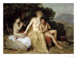Apollo with Hyacinthus and Cyparissus Singing and Playing, 1831-34
