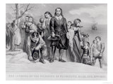Buy The Landing of the Pilgrims at Plymouth, Mass. Dec. 22nd, 1620, Pub. 1876 at AllPosters.com