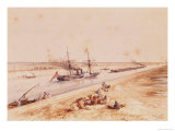 Buy A Turkish Paddle Steamer Going up the Suez Canal at AllPosters.com